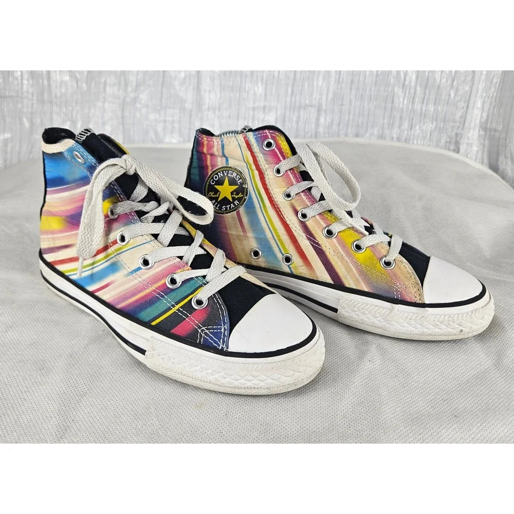 Converse‎ Chuck Taylor All Star High Top Rainbow Sneakers Youth 3.5 Womens 5-5.5